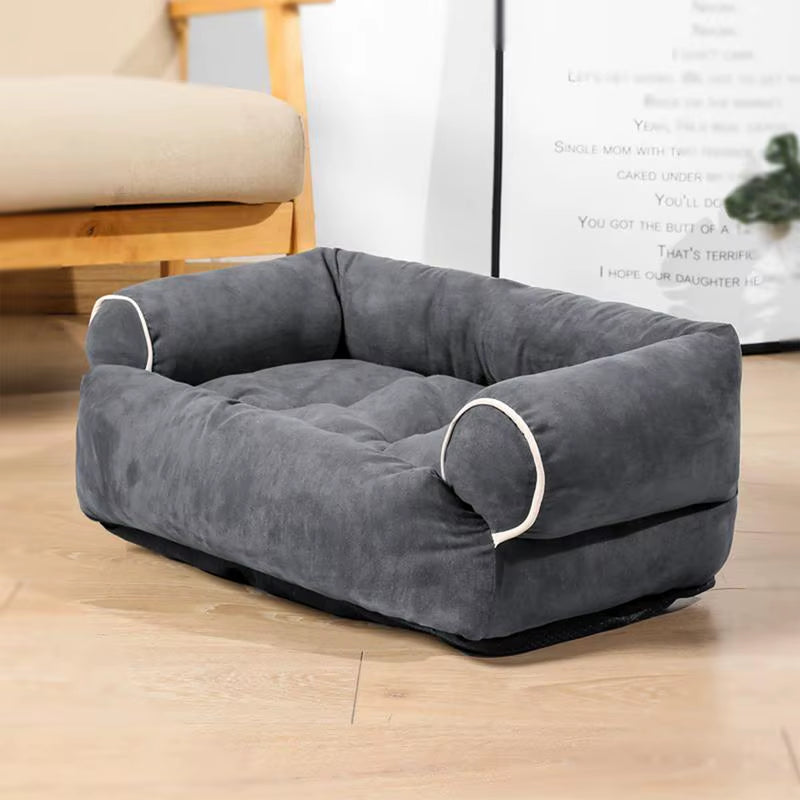 Orthopedic Dog Sofa Bed Anti-Slip Breathable Luxury Pet Bed Cushion Dog Pillow Bed Dog Cuddler Sleeping Bed for Large Medium Sma