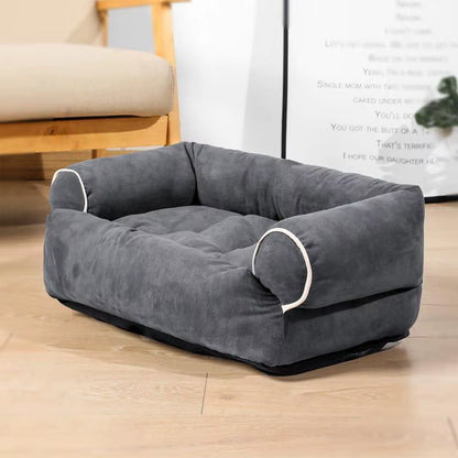 Orthopedic Dog Sofa Bed Anti-Slip Breathable Luxury Pet Bed Cushion Dog Pillow Bed Dog Cuddler Sleeping Bed for Large Medium Sma