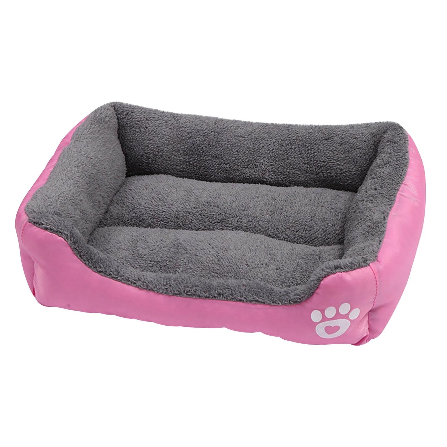 Orthopedic Bed for Medium Dogs, Orthopedic Dog Sofa Bed Washable Pet Bed, Stylish Dog Bed Pad Mattress, Winter Warm Cats Sleeping Mat, Pink S
