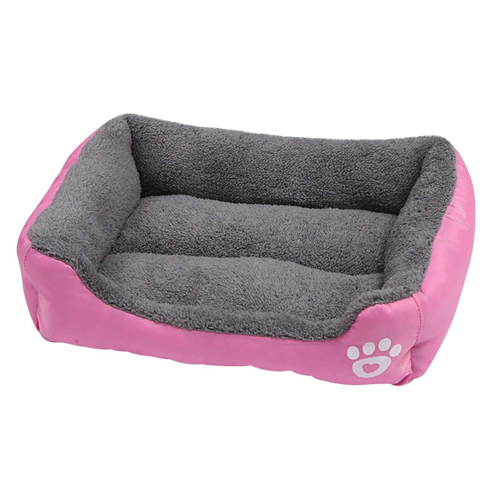 Orthopedic Bed for Medium Dogs, Orthopedic Dog Sofa Bed Washable Pet Bed, Stylish Dog Bed Pad Mattress, Winter Warm Cats Sleeping Mat, Pink S