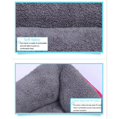 Orthopedic Bed for Medium Dogs, Orthopedic Dog Sofa Bed Washable Pet Bed, Stylish Dog Bed Pad Mattress, Winter Warm Cats Sleeping Mat, Pink S