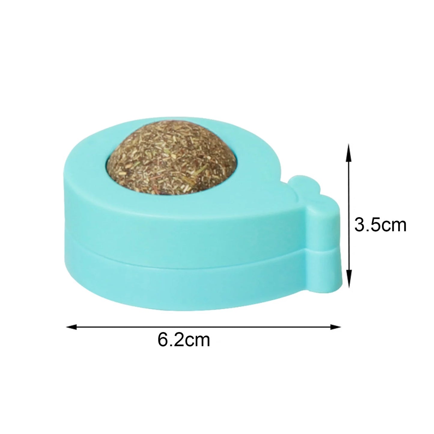 Cat Chew Toy 360 Degree Rotating Teeth Cleaning Pet Treat Catnip Ball Edible Cat Lick Treats Toy Pet Toy